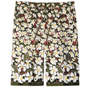 Longchamp Bermuda Shorts Khaki | 1607SUJPY