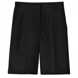 Longchamp Bermuda Shorts Schwarz | 2986DBRZU