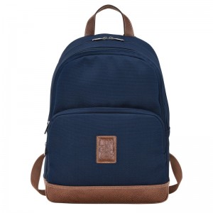 Longchamp Boxford Backpack Blau | 8763EUAFZ