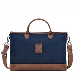 Longchamp Boxford S Briefcase Blau | 8057VOSCH