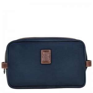 Longchamp Boxford Toiletry Case Blau | 0695YRUQW