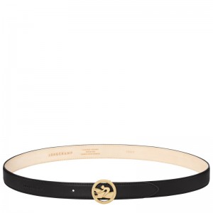 Longchamp Box-trot Ladies' Belt Schwarz | 2960ADEIY