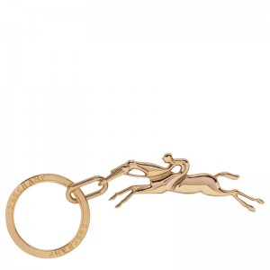 Longchamp Cavalier Longchamp Key-rings Gold | 3908GKWCN