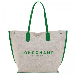 Longchamp Essential L Tote Bag Grün | 9802ROXKM