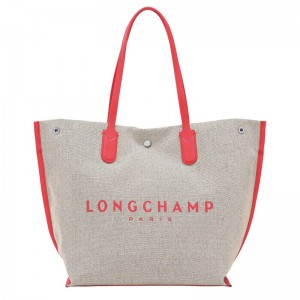 Longchamp Essential L Tote Bag Strawberry | 5618WZSTQ