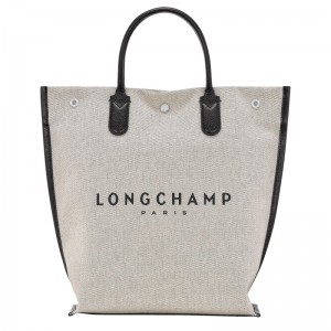 Longchamp Essential M Tote Bag Ecru | 1248XMHTA