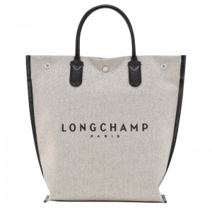 Longchamp Essential M Tote Bag Ecru | 1732QXWOA