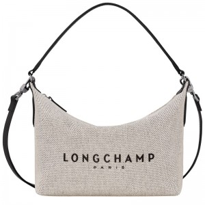 Longchamp Essential S Crossbody Bag Ecru | 9723FGLCO