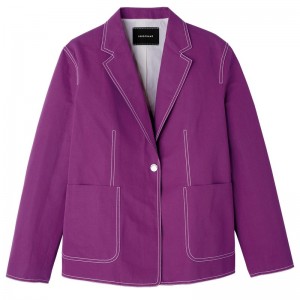 Longchamp Jacket Violet | 1365WNVZP