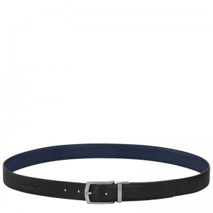 Longchamp Le Foulonné Belt Schwarz Navy | 1865WAVKF