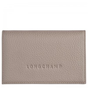 Longchamp Le Foulonné Card Holder Turtledove | 6312CJYTL