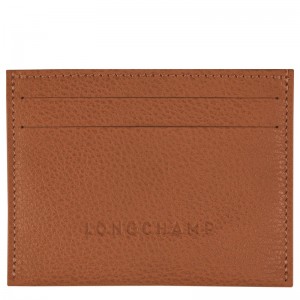 Longchamp Le Foulonné Cardholder Caramel | 5230PMXNL