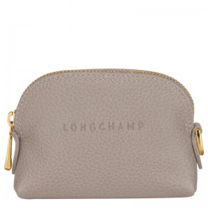 Longchamp Le Foulonné Coin Purse Turtledove | 6854XTNHK