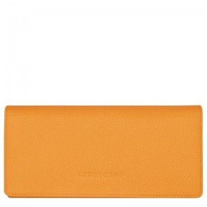 Longchamp Le Foulonné Continental Wallet Aprikose | 1742KNTUW