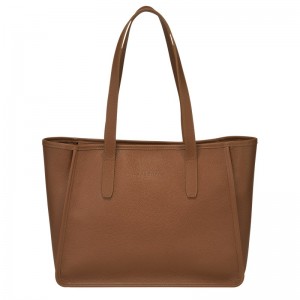 Longchamp Le Foulonné L Tote Bag Caramel | 5382GKSUL