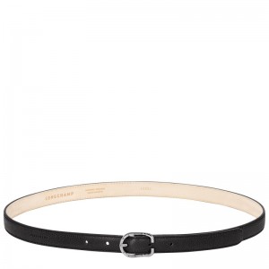 Longchamp Le Foulonné Ladies' Belt Schwarz | 4568IJWYH