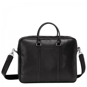 Longchamp Le Foulonné M Briefcase Schwarz | 5286ICAEB