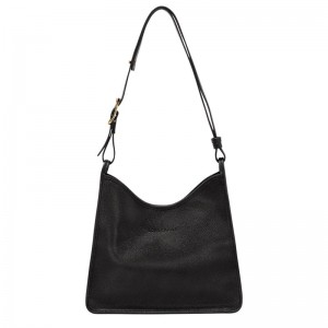 Longchamp Le Foulonné M Hobo Bag Schwarz | 2714AQLTW