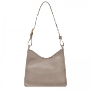 Longchamp Le Foulonné M Hobo Bag Turtledove | 0834FBPYX