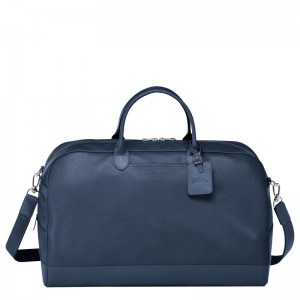 Longchamp Le Foulonné M Travel Bag Navy | 3861DVKHU