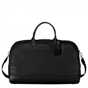 Longchamp Le Foulonné M Travel Bag Schwarz | 8365LHVWR