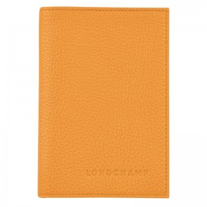 Longchamp Le Foulonné Passport Cover Aprikose | 4210BFOSX