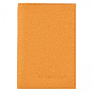 Longchamp Le Foulonné Passport Cover Aprikose | 8306LCUMN