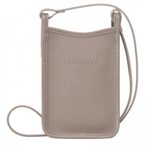 Longchamp Le Foulonné Phone Case Turtledove | 5739SEHVQ