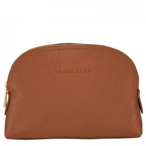 Longchamp Le Foulonné Pouch Caramel | 2860NIWTE