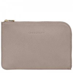 Longchamp Le Foulonné Pouch Turtledove | 2580XSDNI