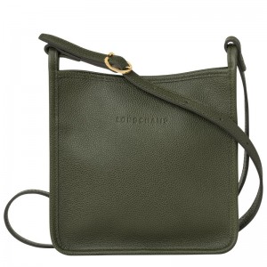 Longchamp Le Foulonné S Crossbody Bag Khaki | 6092LBDOT