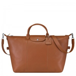 Longchamp Le Foulonné S Travel Bag Caramel | 1736OJWVT