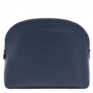 Longchamp Le Foulonné Toiletry Case Navy | 7358CBZSG