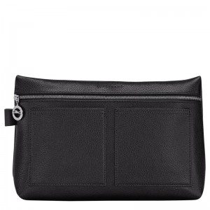 Longchamp Le Foulonné Toiletry Case Schwarz | 2308TQGAD