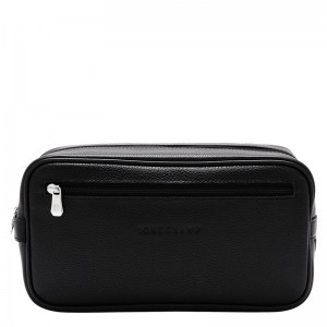 Longchamp Le Foulonné Toiletry Case Schwarz | 6974ZAUVB