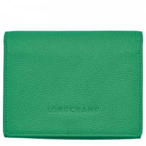 Longchamp Le Foulonné Wallet Grün | 0832RHGXD