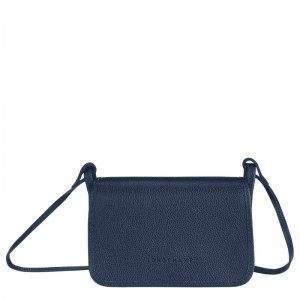 Longchamp Le Foulonné Xs Clutch Navy | 2479VRHUM