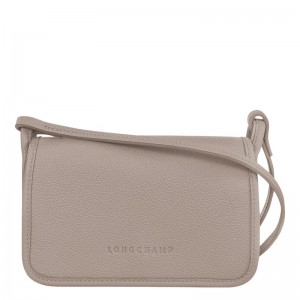 Longchamp Le Foulonné Xs Clutch Turtledove | 2586VUHLY