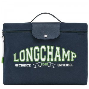 Longchamp Le Pliage Collection Briefcase Navy | 0148FQCUX