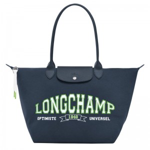 Longchamp Le Pliage Collection L Tote Bag Navy | 2350DFCHJ