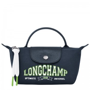 Longchamp Le Pliage Collection Pouch Navy | 4703EQSZW