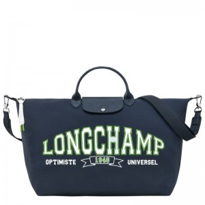 Longchamp Le Pliage Collection Travel Bag Navy | 3956PJLYO