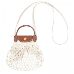 Longchamp Le Pliage Filet Xs Mesh Bag Ecru | 6850KWHDI