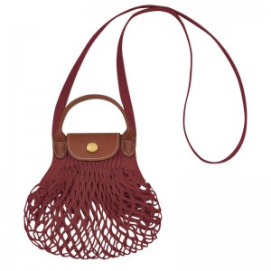 Longchamp Le Pliage Filet Xs Mesh Bag Mahogany | 6432ZIKBN