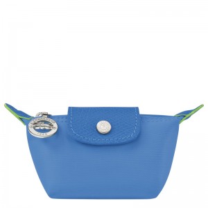 Longchamp Le Pliage Green Coin Purse Cornflower | 2437ZIBGR