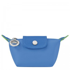 Longchamp Le Pliage Green Coin Purse Cornflower | 2934YBELS