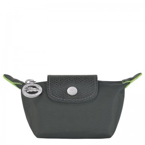 Longchamp Le Pliage Green Coin Purse Graphite | 5148OCLRX