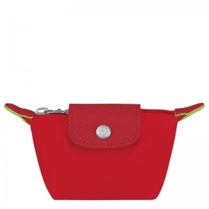 Longchamp Le Pliage Green Coin Purse Tomato | 3412TAXWL