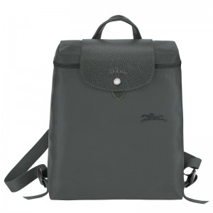 Longchamp Le Pliage Green M Backpack Graphite | 3597ZASMI