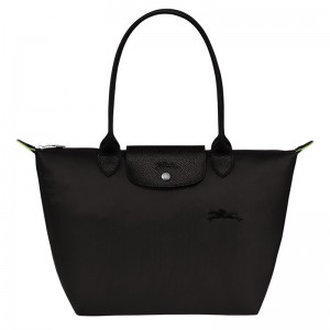 Longchamp Le Pliage Green M Tote Bag Schwarz | 3629LUYZC